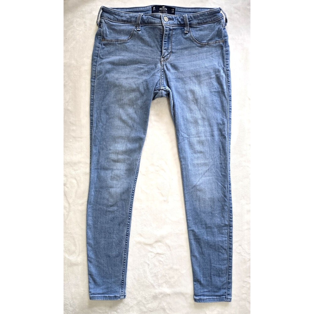 Hollister Low Rise Jean Legging Skinny Blue Jeans Women's Size 11R W30 L28